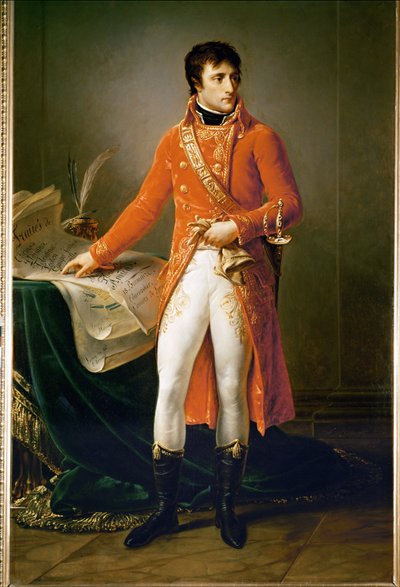 Bonaparte Birinci Konsül Olarak (tuval üzerine yağlıboya) by Alphonse Legros