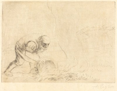yanan çimen by Alphonse Legros