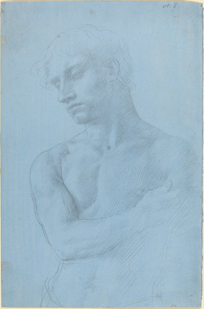 Çıplak Adamın Büstü by Alphonse Legros