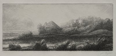 Bataklıkta Kabin by Alphonse Legros