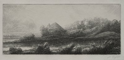 Bataklıkta Kabin. by Alphonse Legros