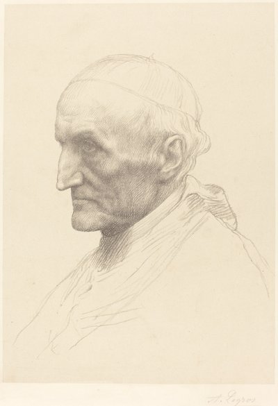 Kardinal Manning, 2. plaka by Alphonse Legros