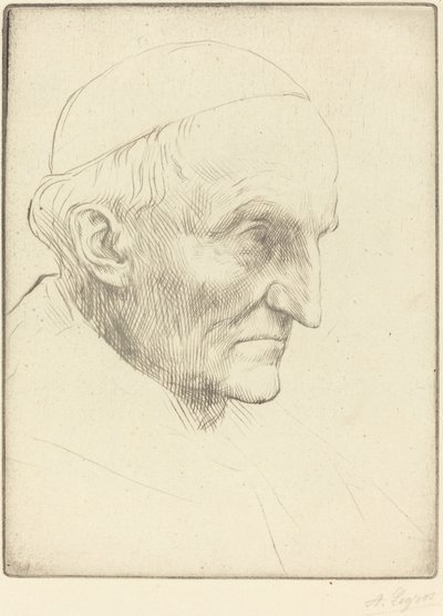 Kardinal Manning, 3. plaka by Alphonse Legros