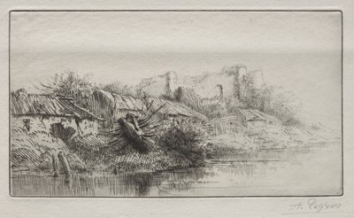 terkedilmiş köy by Alphonse Legros