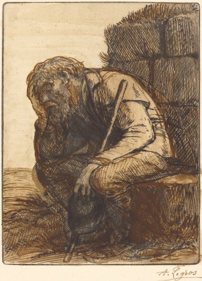 çaresiz adam by Alphonse Legros