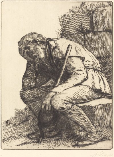 Çaresiz Adam Çaresiz onu. by Alphonse Legros