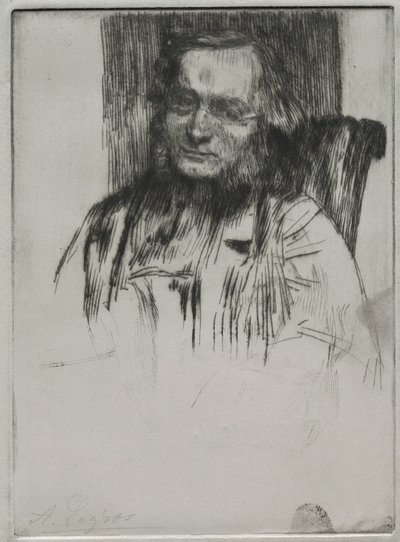 Edwin Edwards, 1861. by Alphonse Legros