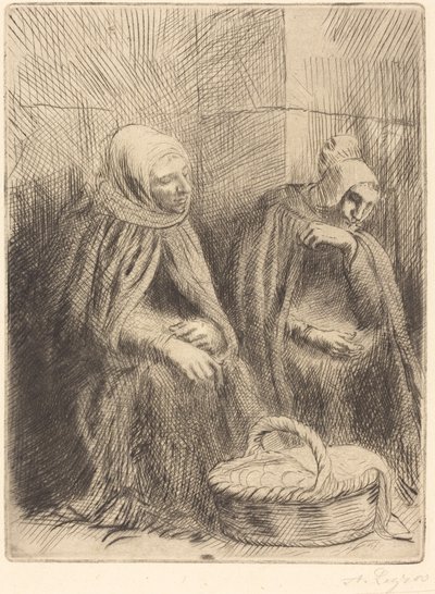Yumurta satıcıları, 1. tabak by Alphonse Legros