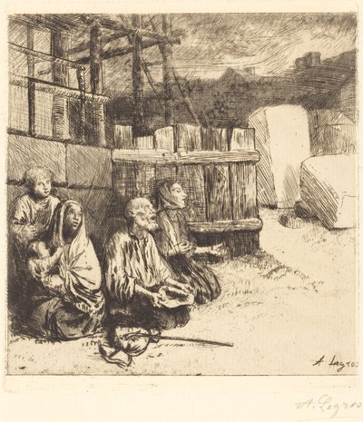 İngiliz Dilenciler by Alphonse Legros