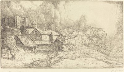 Manastırdaki Çiftlik Manastırdaki çiftlik. by Alphonse Legros
