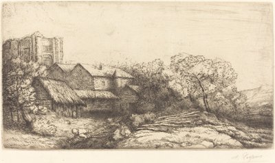 Manastırdaki Çiftlik Manastırdaki çiftlik. by Alphonse Legros