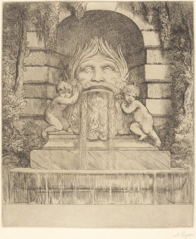 Çeşme: Grotesk, Çocuk ve Havza by Alphonse Legros