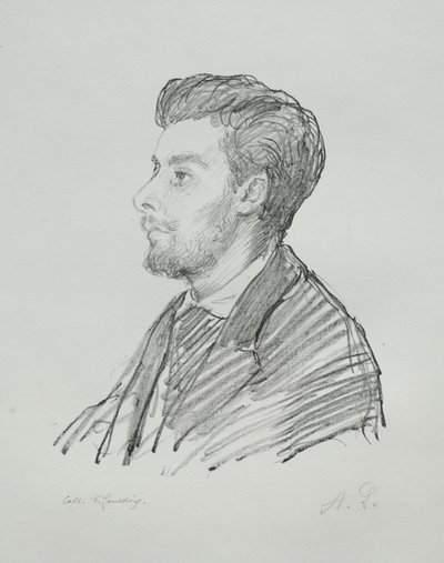 Frederic Régamey by Alphonse Legros