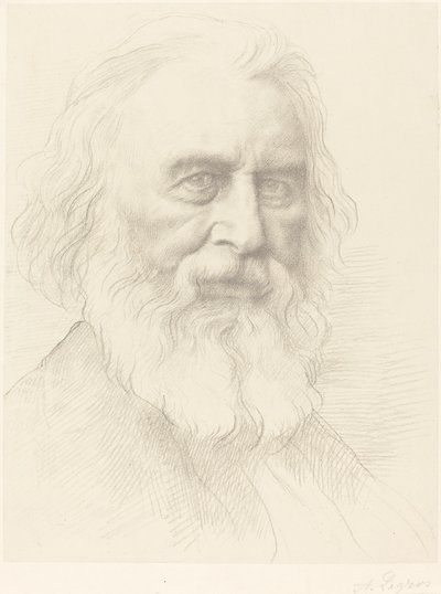 H.W. Longfellow, 2. plaka by Alphonse Legros