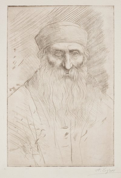 Uzun Sakallı Bir Adamın Başkanı. by Alphonse Legros