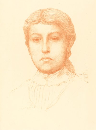 Bir Genç Kızın Başkanı Genç bir kızın başkanı. by Alphonse Legros