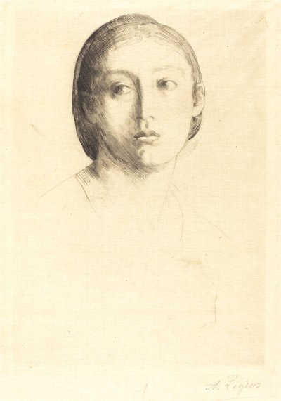 Bir Genç Kızın Başkanı Genç bir kızın başkanı. by Alphonse Legros