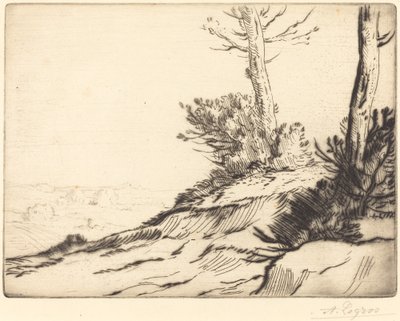 Bush La butte aux broussailles ile Tepe. by Alphonse Legros