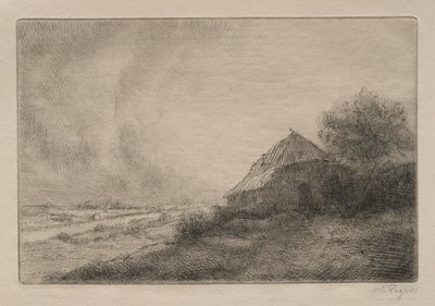 Tepedeki Hovel. by Alphonse Legros