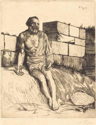 İş, 1. plaka. by Alphonse Legros