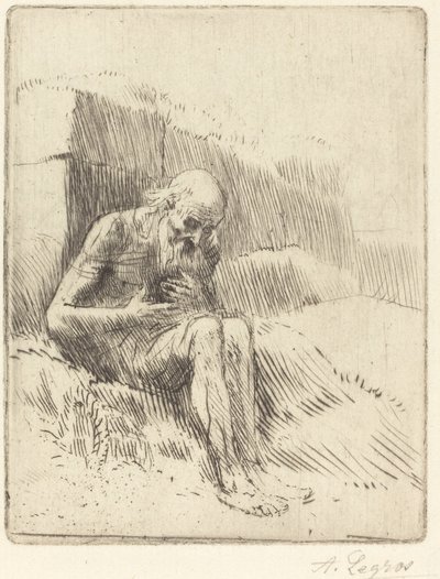 İş, 2. plaka by Alphonse Legros