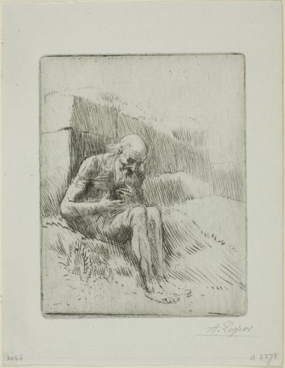 İş, ikinci plaka by Alphonse Legros