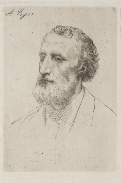 Jules Dalou. by Alphonse Legros