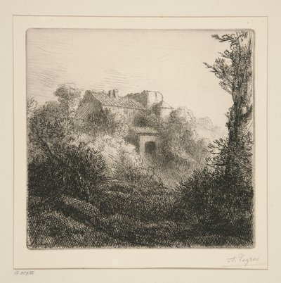 Tepedeki Çiftlik by Alphonse Legros