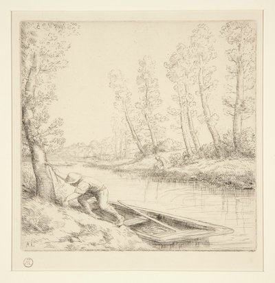 nehirde sabah by Alphonse Legros