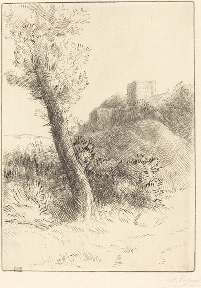 Manzara by Alphonse Legros