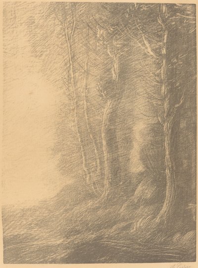 Manzara by Alphonse Legros