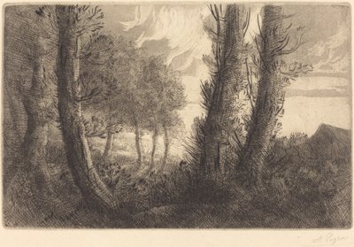 Manzara by Alphonse Legros