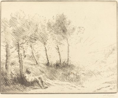 Manzara by Alphonse Legros