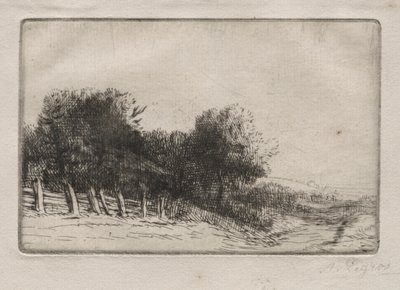 Manzara by Alphonse Legros