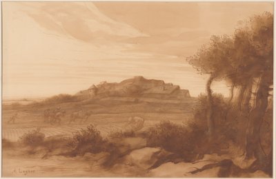Manzara by Alphonse Legros