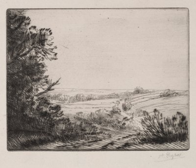 Manzara by Alphonse Legros