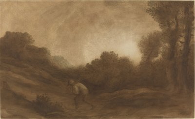 Manzara, Akşam. by Alphonse Legros