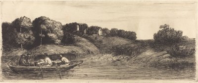 Tekneli Manzara, 1. Plaka by Alphonse Legros