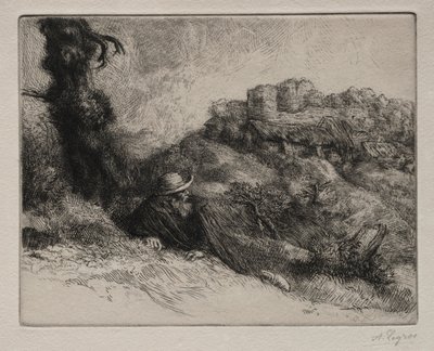 Geri Dönenlerin Kaleleri. by Alphonse Legros
