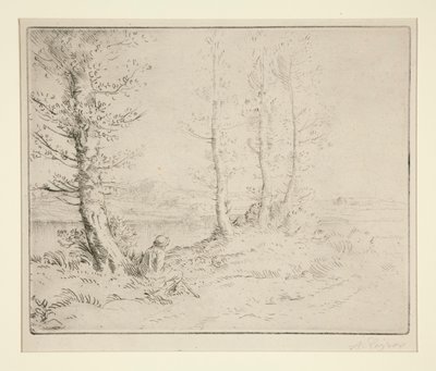 Kıyı boyunca by Alphonse Legros