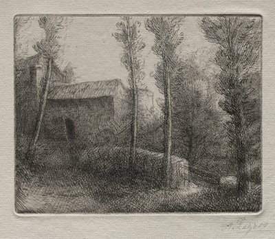 Değirmen Köprüsü by Alphonse Legros