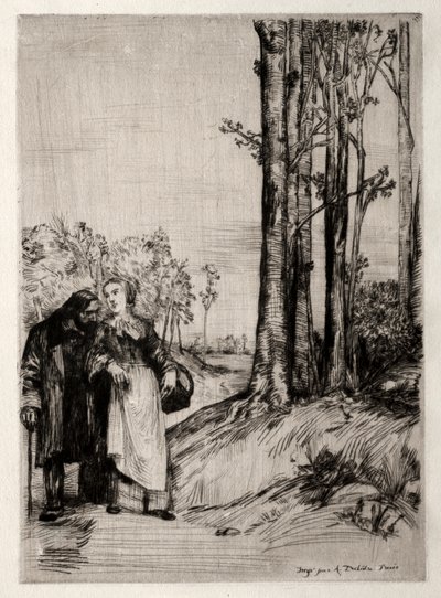 Nekahat Yürüyüşü, c. 1861. by Alphonse Legros