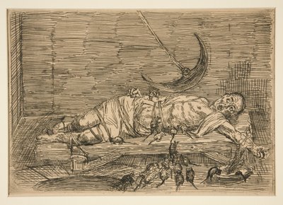Le Puits et le Pendule, No 1 (Çukur ve Sarkaç, No. 1) by Alphonse Legros