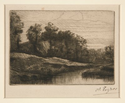 Akşam Gün Batımı by Alphonse Legros
