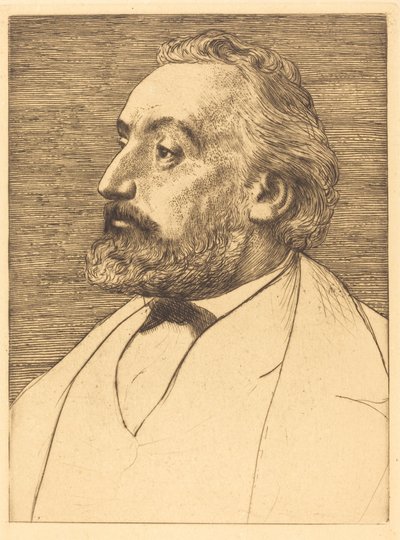 Leon Gambetta, 2. plaka. by Alphonse Legros