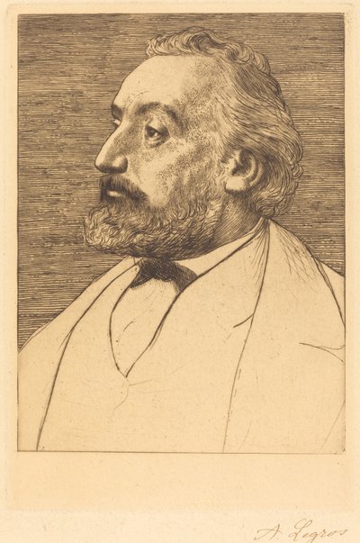 Leon Gambetta, 2. plaka by Alphonse Legros
