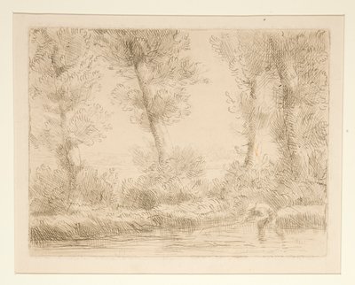 Les bords de la Liane (Liane Kıyıları) by Alphonse Legros