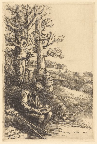 Küçük Dilenci (Küçük Dilenci) by Alphonse Legros