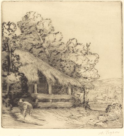 Küçük Barınak (Le petit hangar) by Alphonse Legros