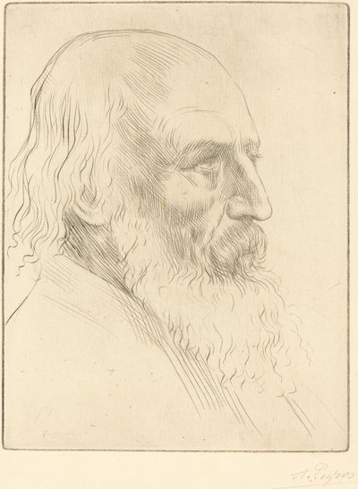 Lord A. Tennyson, 3. plaka. by Alphonse Legros